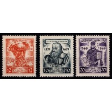 1951 - Jugoslavien  - AFA 659-61 - Frimærke - Postfrisk.